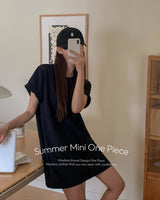 【MADE】Nylon mini dress