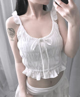 hawaii frill blouse (2colors)