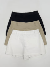 Basic Cotton Layered Skirt Pants