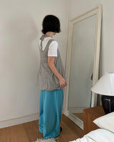 Halterneck Bubble Tee (2colors)
