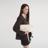 Senoir Flap Cross Bag Small Ivory