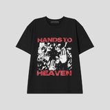 Heaven Graphic Lettering Short Sleeve T-shirt