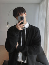 ASCLO Heavy Crop Knit Cardigan (3color)