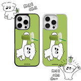 matcha love silver epoxy case
