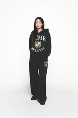 25SS オーバーサイズウォッシングフーディー ブラック
