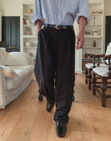 Danben One Tuck Wide Pocket Slacks