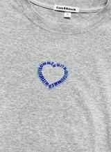 Heart Circle Lettering Tee