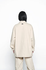 25SS OVRERSIZE FOUR POCKET WORK JACKET BEIGE