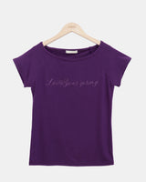 Nuol Embroidered Short Sleeve T-Shirt