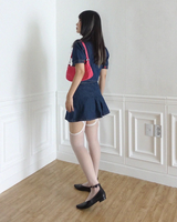 POINTED STRAP FLAT SHOES (LEATHER BLACK, SUEDE PINK, SUEDE BLACK 3COLORS!)