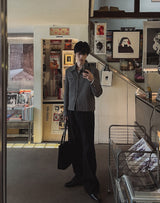 Sio Tweed Crop Wool Jacket
