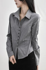 26SS★ [ EEUN MADE] Slim-Double button Shirts