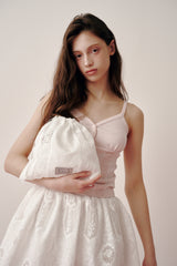 Lace Cap Sleeveless (Cream)