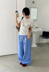 TWINKLE LETTERING SWEATPANTS