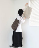 Wood Stitch Stringbackpack_brown