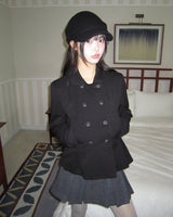 Lowell Double Button Short Jacket