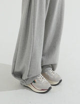 Snap Wide Sweat Pants