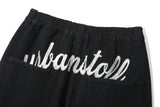 Back Logo Artwork Denim Pants (BLACK)
