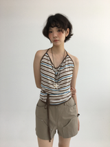If Strap Halterneck Sleeveless (2color)