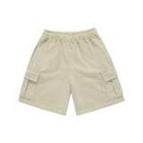 [24SS] ベーシックロゴピグメントウォッシングカーゴショートパンツ　ベージュ