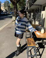 [ORIGINAL] Ence Striped Crew-Neck Knit