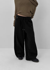 [MADE] Hirose Panel Rivet Balloon Banded Pants