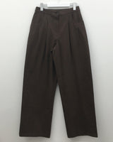 ピティー ワンタック コットンパンツ (3color)