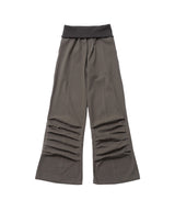 FOLDING SHIRRING PANTS - KHAKI GRAY