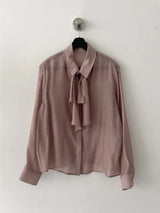 Lucia Tie See-through Blouse