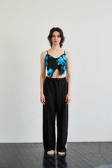 FLUTTER TOP / BLUE