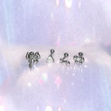 [SET] Sweet Melody Ribbon Piercing