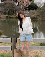 Letchu tiered blouse