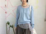 see-through frill sleeveless