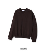 Ruin Shoulder Line V-Neck Knit