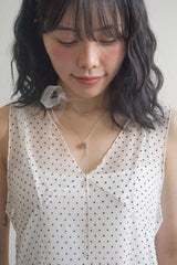 [MADE]ダブルフラワードロップネックレス