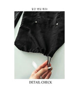 Double ni Nylon Carpenter Wide Pants