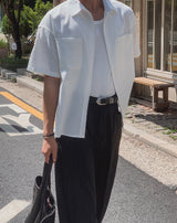Himez Oxford Roll-up Short Sleeve Shirt