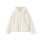 Bear Casual Hooded Zip-up