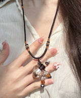 Vintage Perfume Empty bottle Necklace