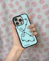 ギャルの翼ゼブラMagSafeガラススマホケース
