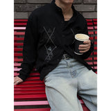 [Unisex] Argyle pattern half neck cardigan(2color)