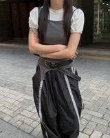 Unbalanced long Sleeveless