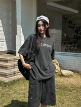 Cutting Vintage Pigment Short Sleeve T-shirt