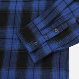 Ombre Over Check Crop Shirt