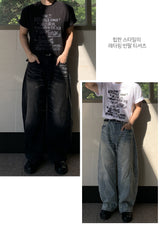 エストゥレタリングショートスリーブTシャツ
