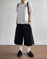 Log Bermuda Cotton Pants