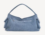 アウトポケットボストンバッグ DENIM LARGE