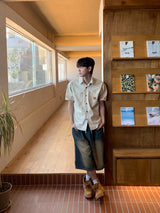 Chiba Patchwork Short Sleeve Shirt