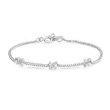 シルバークロスステーション925シルバーブレスレットB061-03H