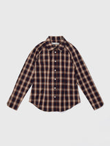Curvy Line Shirt Brown